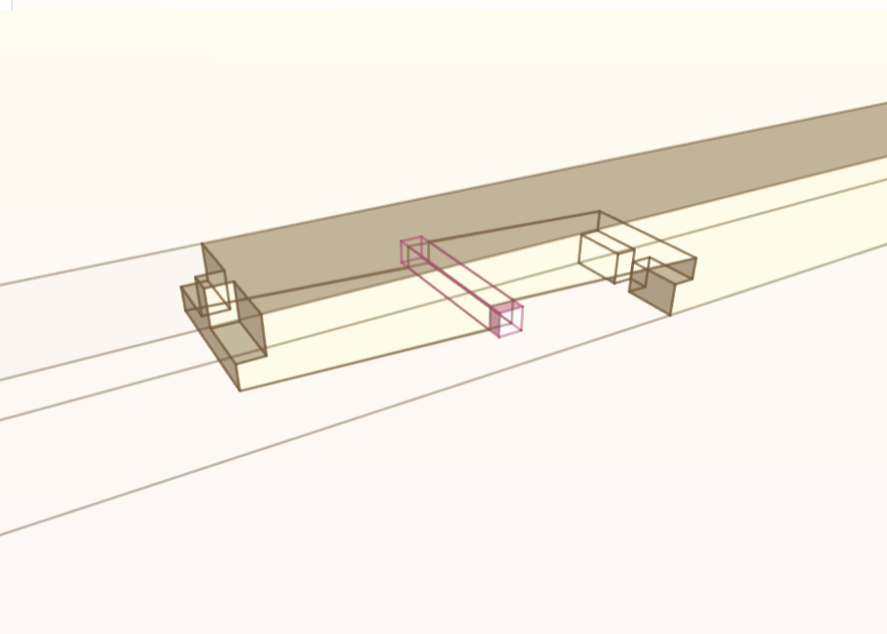 X-ray: splined opposing scarf joint